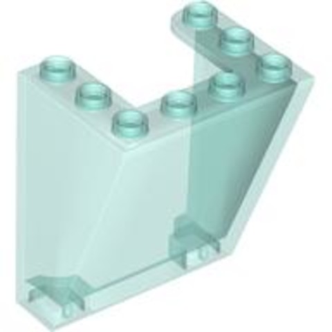 LEGO® Alkatrészek (Pick a Brick) 6247801 - Átlátszó világoskék 3x4x4 Szélvédő