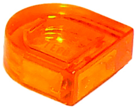 LEGO® Alkatrészek (Pick a Brick) 6249116 - Átlátszó Narancssárga 1x1 Lekerekített Csempe