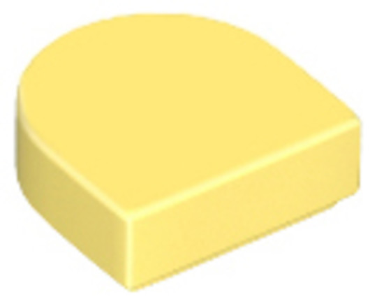 LEGO® Alkatrészek (Pick a Brick) 6250598 - Sárga 1x1 Lekerekített Csempe