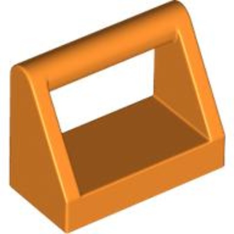 LEGO® Alkatrészek (Pick a Brick) 6253318 - Narancssárga 1x2 Korlát