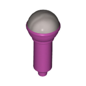 Magenta mikrofon ezüst felsőrésszel
