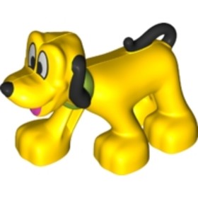 Sárga duplo Plútó kutya