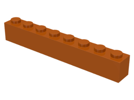 LEGO® Alkatrészek (Pick a Brick) 6264069 - Sötét narancs 1X1X8 Elem
