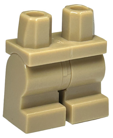 LEGO® Alkatrészek (Pick a Brick) 6265367 - Sötét bézs közepes méretű láb