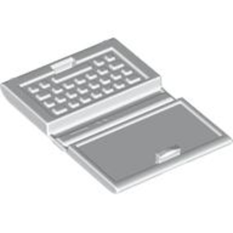 LEGO® Alkatrészek (Pick a Brick) 6275275 - Fehér Laptop (másodlagos kód: 62698)