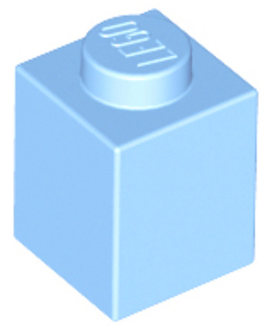 LEGO® Alkatrészek (Pick a Brick) 6285271 - Fényes világos kék 1X1X1 Kocka