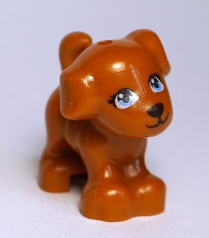 LEGO® Alkatrészek (Pick a Brick) 6288272 - Sötét narancssárga kutya