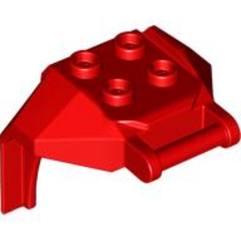 LEGO® Alkatrészek (Pick a Brick) 6288458 - Piros Nagy Figura Páncél Fogantyúval