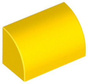Sárga lekerekített fal elem