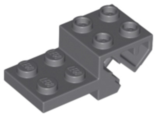 LEGO® Alkatrészek (Pick a Brick) 6325271 - Sötét kékesszürke kerék tartó