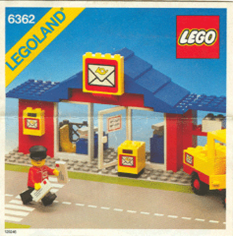 LEGO® Seasonal 6362i - Post Office építési útmutató