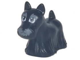 Fekete skót terrier kutya