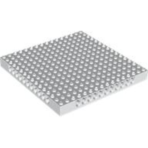 LEGO® Alkatrészek (Pick a Brick) 6384451 - Fehér 16x16 Technic Elem