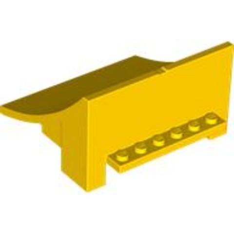 LEGO® Alkatrészek (Pick a Brick) 6421291 - Sárga Stuntz Rámpa