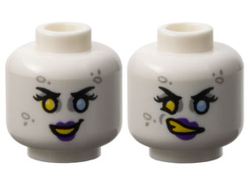 Fehér minifigura fej (DREAMZzz - Doey)