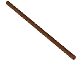Vörösesbarna cső 3mm D. 12L / 9.6cm
