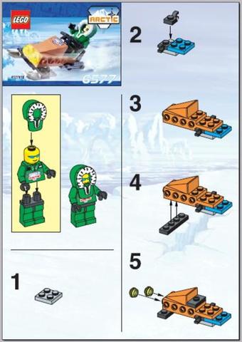 LEGO® Alkatrészek (Pick a Brick) 6577i - Építési Útmutató a LEGO 6577-es Készlethez (Snow Scooter)