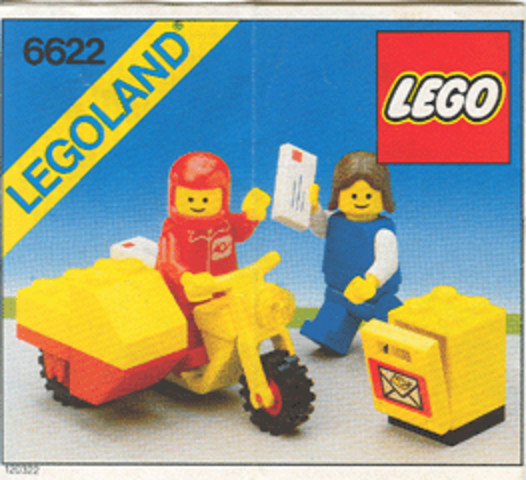 LEGO® Seasonal 6622i - Mailman on Motorcycle építési útmutató