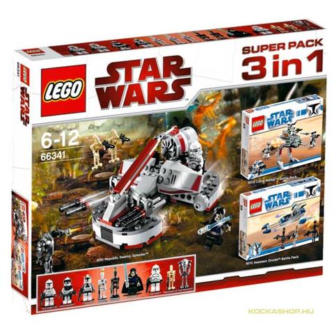 LEGO® Star Wars™ 66341 - Star Wars Szupercsomag 3 az 1-ben (8014, 8015, 8091) 