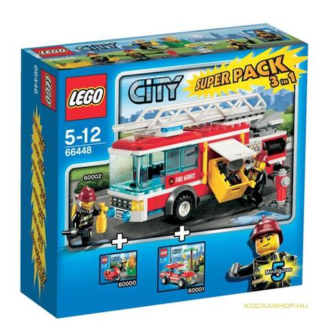 LEGO® City 66448 - 3 az 1-ben Tűzoltó Gyűjtőkészlet