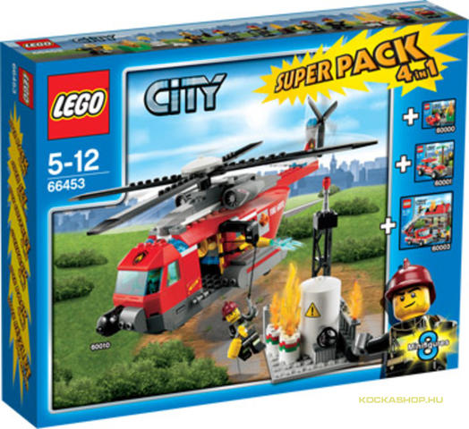 LEGO® City 66453 - City Fire Value Pack (60000 + 60001 + 60003 + 60010)