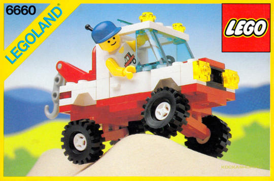 LEGO® LEGOLAND 6660 - Hook & Haul Wrecker (használt) Doboz nélkül, szép állapotban