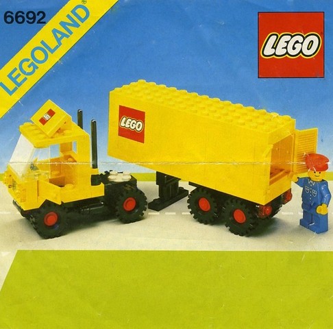 LEGO® LEGOLAND 6692h - Sárga LEGO Kamion - Használt