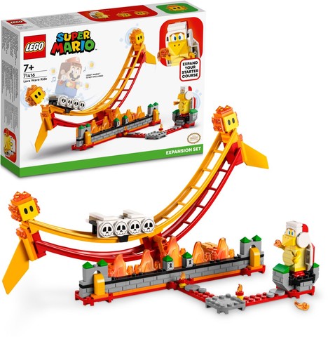LEGO® Super Mario 71416 - Lávahullám-lovaglás kiegészítő szett