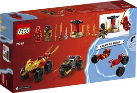 LEGO® NINJAGO® 71789 - Kai és Ras autós és motoros csatája