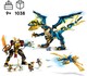 LEGO® NINJAGO® 71796 - Elemi sárkányok vs. A császárnő robotja