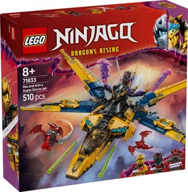 LEGO® NINJAGO® 71833 - Ras és Arin szuper viharrepülője