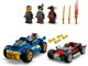 LEGO® NINJAGO® 71840 - Rogue és Drix versenyautós párbaja