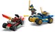 LEGO® NINJAGO® 71840 - Rogue és Drix versenyautós párbaja