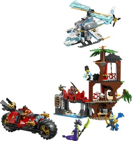LEGO® NINJAGO® 71857 - Nindzsajárművek csatája a lombháznál