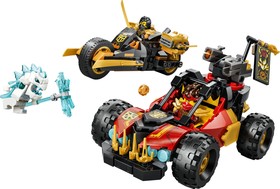 LEGO® NINJAGO® 71864 - Kai és Cole kombinálható járművei