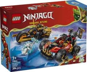 LEGO® NINJAGO® 71864 - Kai és Cole kombinálható járművei