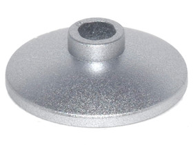Metál ezüst 2x2 kör alakú radar