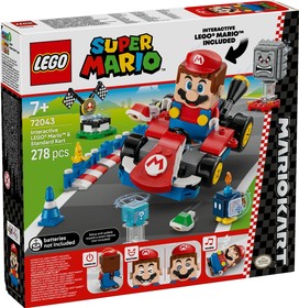 LEGO® Super Mario 72043 - Mario Kart™ – Interaktív LEGO® Mario™ és Standard Kart