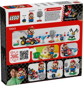 LEGO® Super Mario 72043 - Mario Kart™ – Interaktív LEGO® Mario™ és Standard Kart