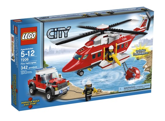 LEGO® City 7206 - LEGO® City - Tűzoltó helikopter