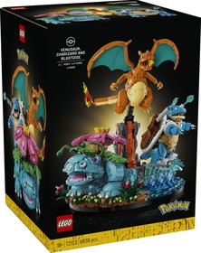 LEGO® Pokémon 72153 - Venusaur, Charizard és Blastoise