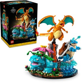 Venusaur, Charizard és Blastoise