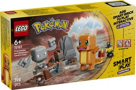 LEGO® Pokémon 72157 - SMART Play™: Charmander és Geodude összecsapása a barlangban