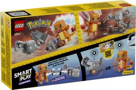 LEGO® Pokémon 72157 - SMART Play™: Charmander és Geodude összecsapása a barlangban