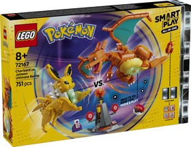 LEGO® Pokémon 72167 - SMART Play™: Charizard és Jolteon végső csatája