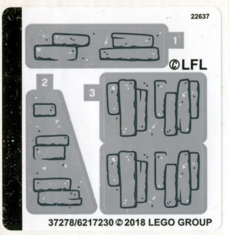 LEGO® Alkatrészek (Pick a Brick) 75200stk01 - A 75200-as Készlet Matricája