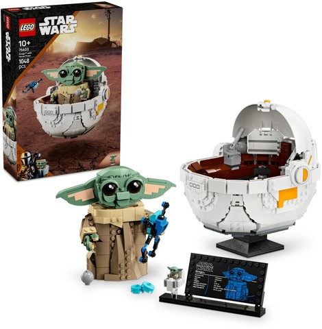 LEGO® Star Wars™ 75403 - Grogu™ lebegő bölcsővel