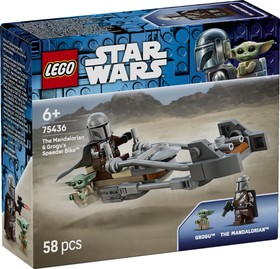 LEGO® Star Wars™ 75436 - A Mandalóri és Grogu speeder bike-ja