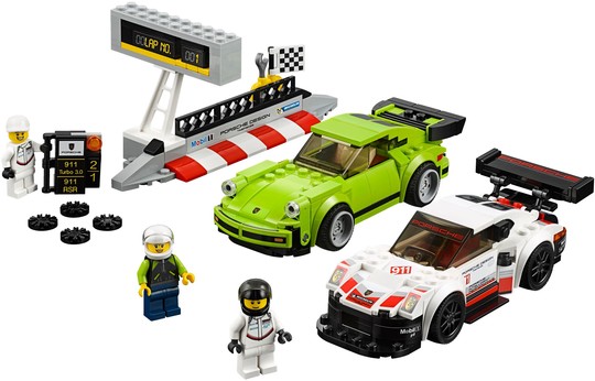LEGO® Speed Champions 75888 - Porsche 911 RSR és 911 Turbo 3.0