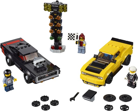 LEGO® Speed Champions 75893 - 2018 Dodge Challenger SRT Demon and 1970 Dodge Charger R/T